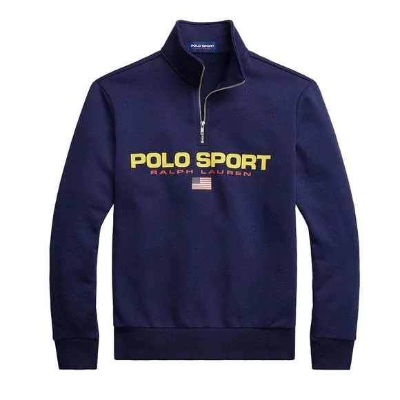 Polo Sport RRL Ralph Lauren Quarter Zip Fleece Pullover Sweatshirt - Main Image